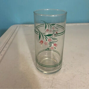 💥5/$25  Corelle Rosemarie‎ 16 oz glass tumbler
